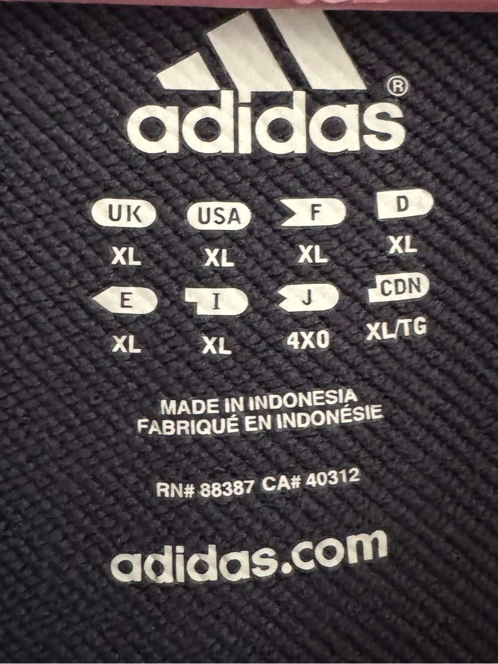Adidas Men's Grey 3-Stripe 1/4 Zip Pullover Sweatshirt Size XL - Picture 2 of 4